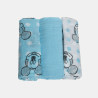 Muslin cloths Disney Mickey Mouse 3-pieces (70x70cm)