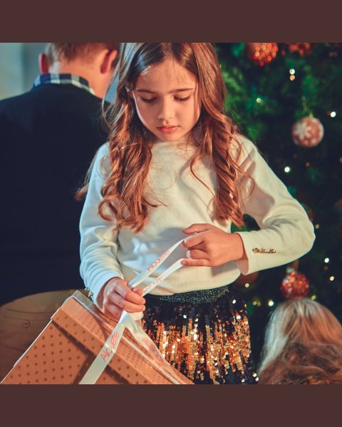 Set skirt with long sleeve top (6-14 years)