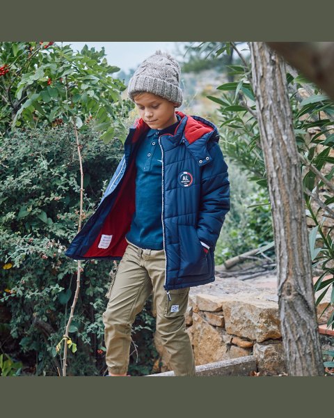 Cargo pants with a drawstring in the waistband (6-16 years)