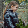 Puffer jacket with rib sleeves (6-16 years)