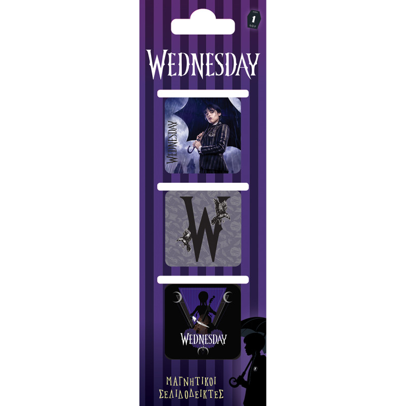 Magnetic bookmarks Wednesday 1