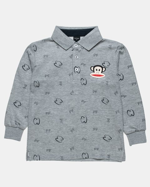Long sleeve pique top Paul Frank with embroidery (6-16 years)