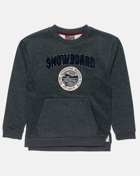 Long sleeve top Moovers with patch (6-16 years)