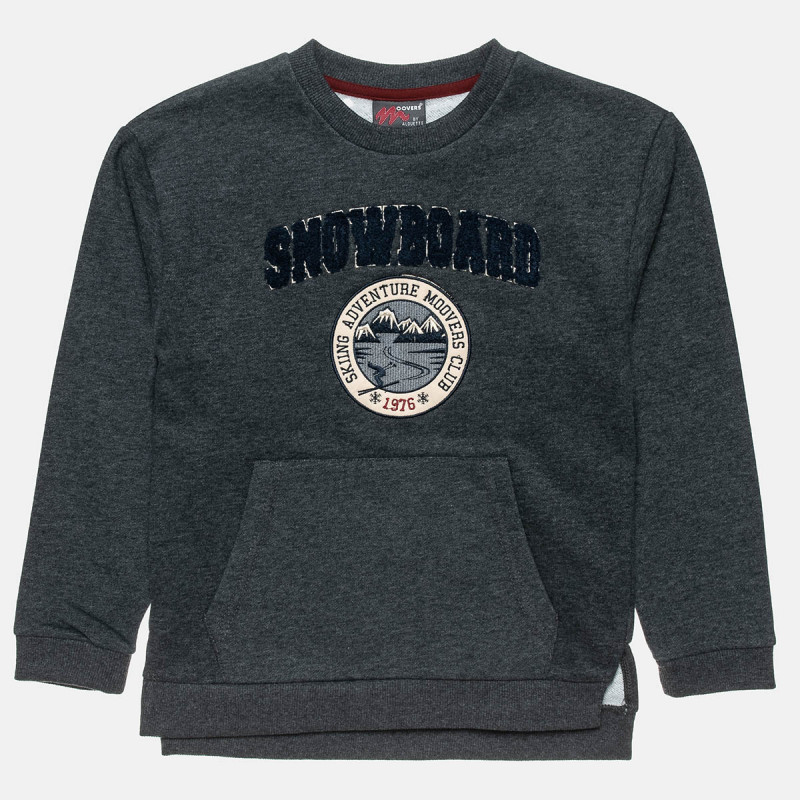 Long sleeve top Moovers with patch (6-16 years)