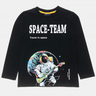 Long sleeve top with space design (6-16 years)