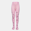 Knitted tights with heart pattern (4-10 years)