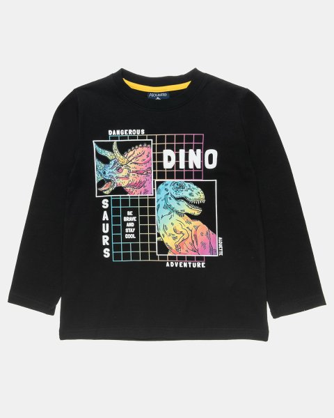 Long sleeve top with embossed letters (6-14 years)
