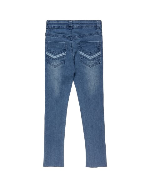 Παντελόνι τζιν skinny fit με ξέφτια (6-16 ετών)