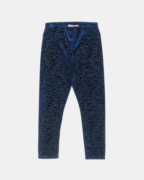 Leggings velour with glitter pattern (12 months-5 years)