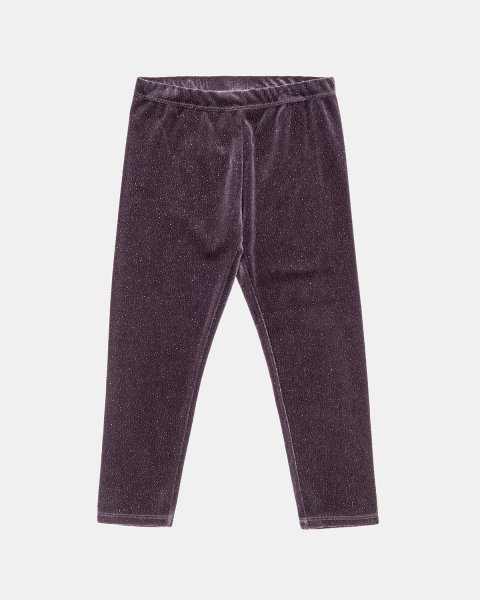 Leggings velour with glitter pattern (6-16 years)