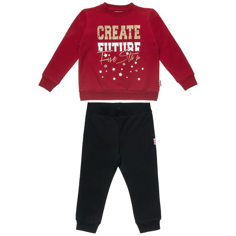 Σετ Φόρμας Five Star μπλούζα με τύπωμα και παντελόνι με λάστιχο (12 μηνών-5 ετών)