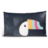 Pillow Nici toucan imitation leather (43cm)