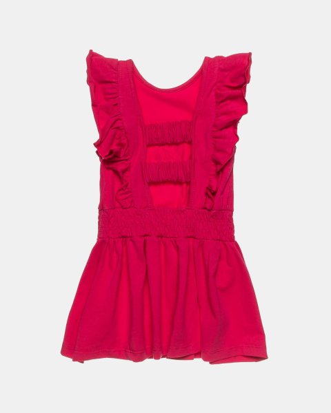Dress with ruffles and strass (12 months-5 years)