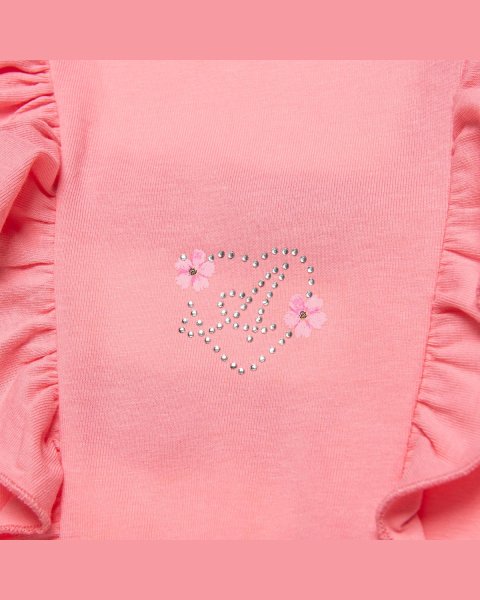 Dress with ruffles and strass (12 months-5 years)