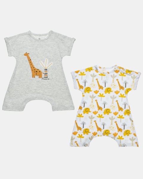 Babygrows Tender Comforts from organic cotton 2pcs (1-9 months)