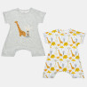 Babygrows Tender Comforts from organic cotton 2pcs (1-9 months)