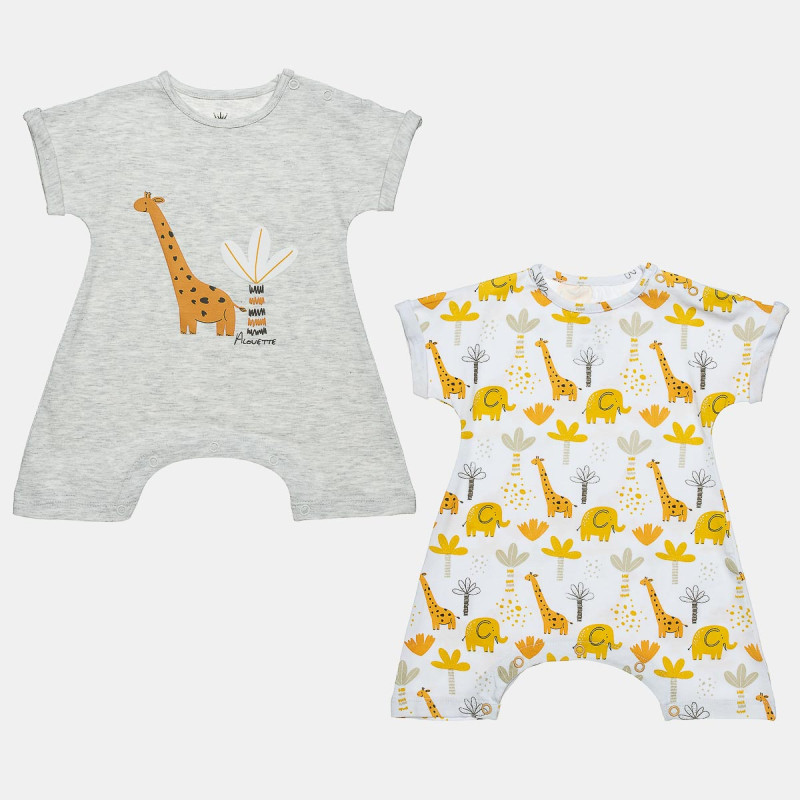 Babygrows Tender Comforts from organic cotton 2pcs (1-9 months)