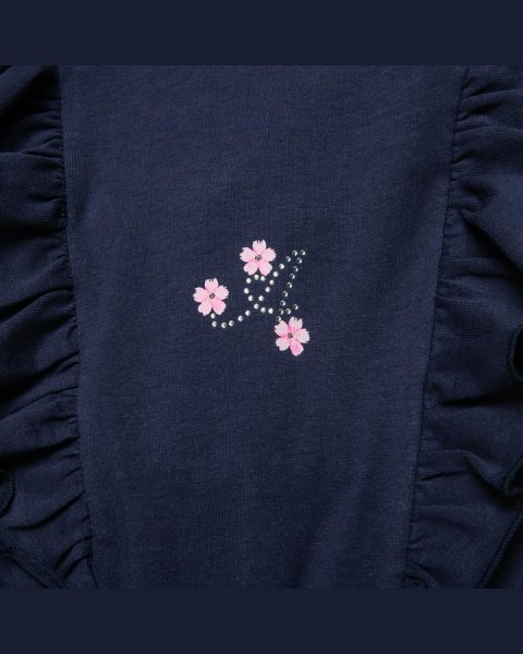 Dress with ruffles and strass (6-16 years)