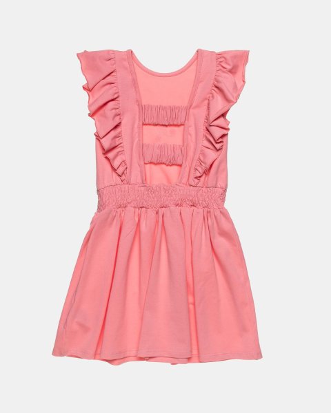 Dress with ruffles and strass (6-16 years)