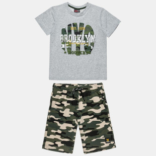 Set Moovers army look with embroidery (6-16 years)