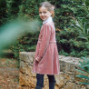 Velvet dress with glitter effect (6-14 years)