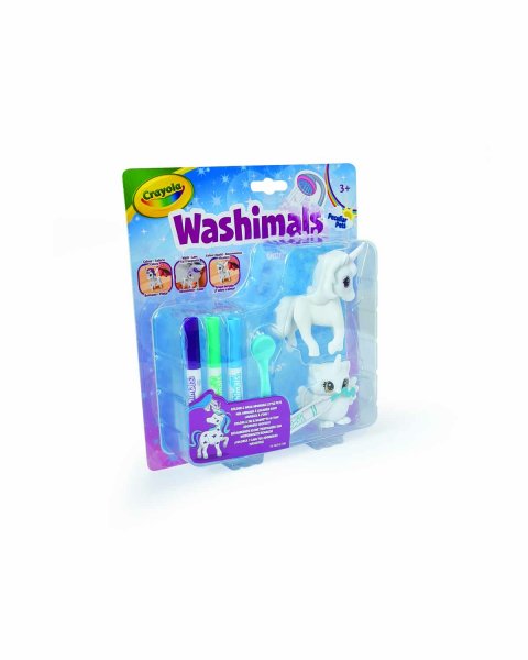 Σετ ζωγραφικής Crayola Washimals με 2 φιγούρες (3+ ετών)