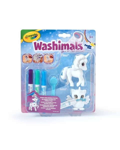 Painting set Crayola Washimals with 2 figures (3+years)