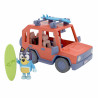 Figure Bluey jeep and 2 surfboards (3+ years)