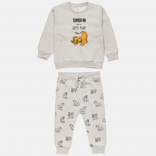 Set Disney Lion King cotton fleece blend with print (12 months-4 years)