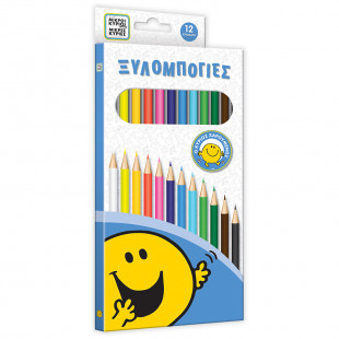 Color pencils 12 pcs - Mr. Happy