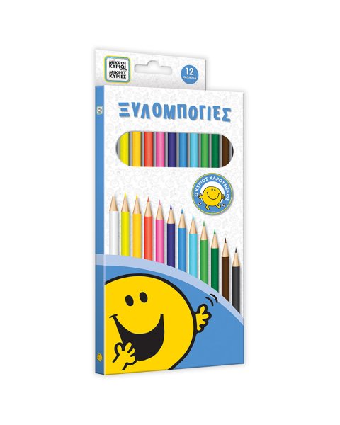 Color pencils 12 pcs - Mr. Happy