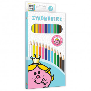 Color pencils 12 pcs - Mrs. Princess