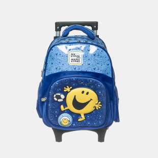 Trolley backpack kindergarten with lights - Mr. Happy