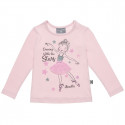 Μπλούζα με τύπωμα μπαλαρίνα με glitter (18 μηνών-5 ετών) 