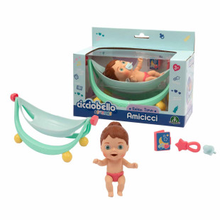 Doll Cicciobello Amicicci with hammock bed (3+ years)