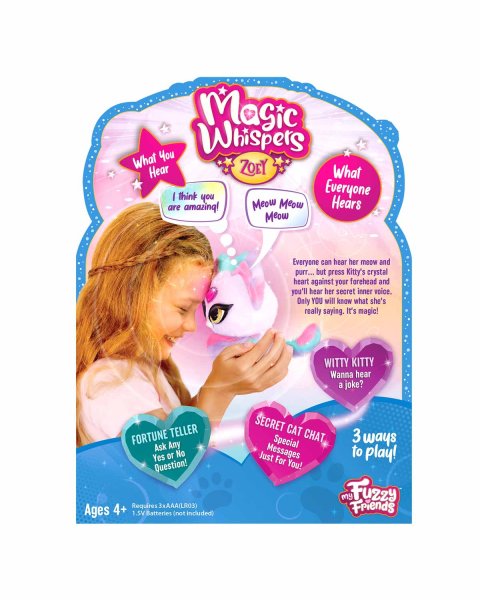 Λούτρινη γατούλα Magic Whisper Kitty που μιλάει (4+ ετών)