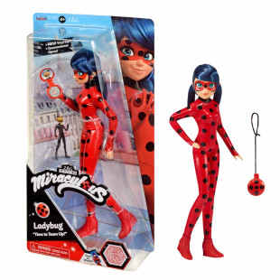 Doll 27cm Miraculous Ladybug with removable booties (4+ years)