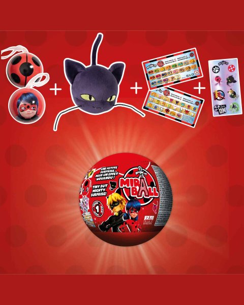 Miraculous ball with soft toy inside (4+ years)