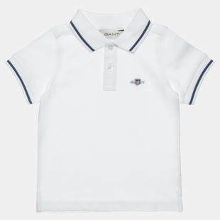 Μπλούζα Gant polo πικέ με κέντημα (2-7 ετών)