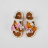 Shoes Sandal Geox with flowers K800582-002 (Size 25-27)