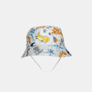 Bucket hat with dinosaur pattern (18-24 months)