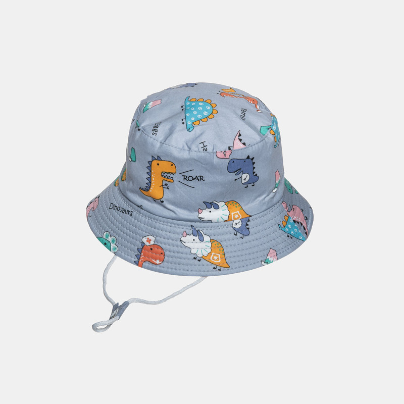 Bucket hat with dinosaur pattern (2-4 years)