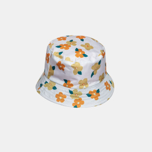 Bucket hat with flower pattern (2-4 years)