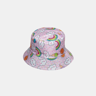 Bucket hat with rainbow pattern (2-4 years)