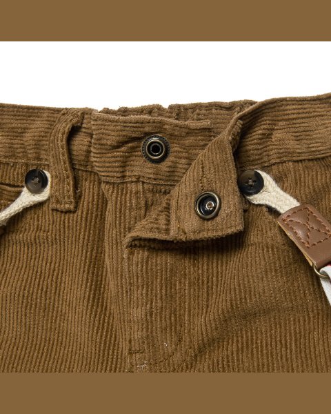 Corduroy pants with detachable straps (9 months-3 years)