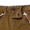 Corduroy pants with detachable straps (9 months-3 years)