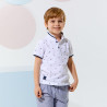 Μπλούζα πόλο πικέ με μοτίβο (12 μηνών-5 ετών)