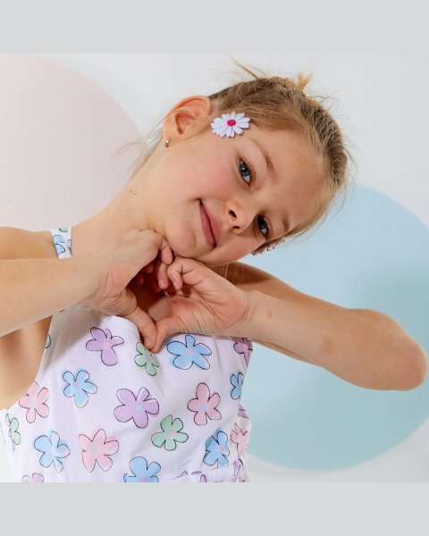 Dress from airy fabric and cross back design (6-14 years)