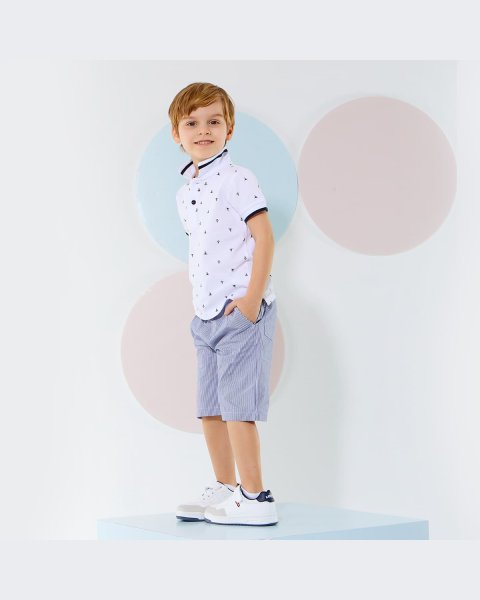 T-shirt polo with print (6-16 years)