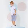 Μπλούζα polo πικέ με τύπωμα (6-16 ετών)